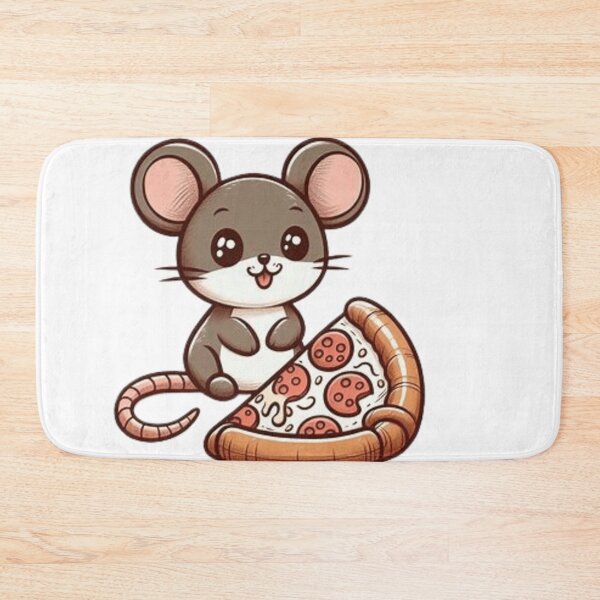 Artikelvorschau, Süße Maus mit Pizza entworfen und verkauft von Culmika.