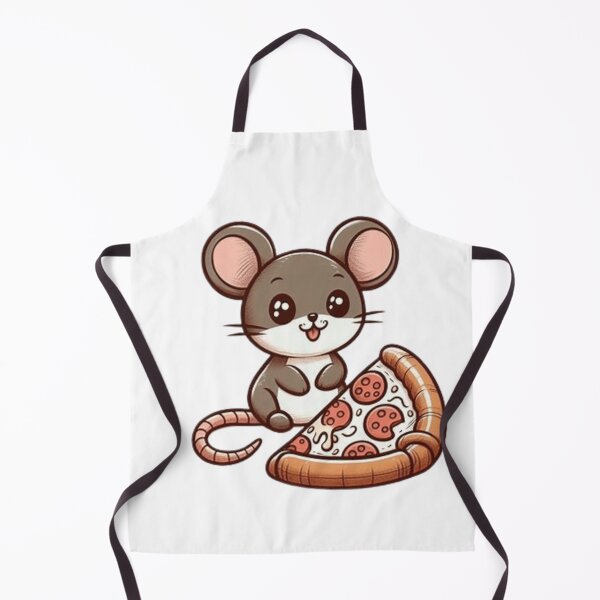 Item preview, Cute mouse with pizza designed and sold by Culmika.