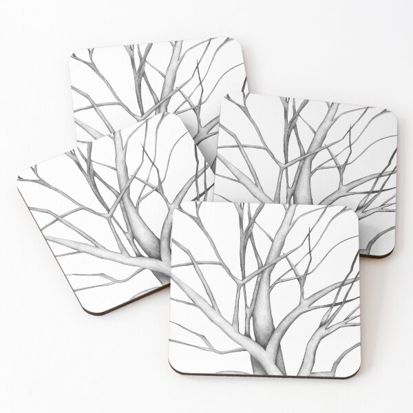 Item preview, Black and white tree without leafs designed and sold by Innercomers.