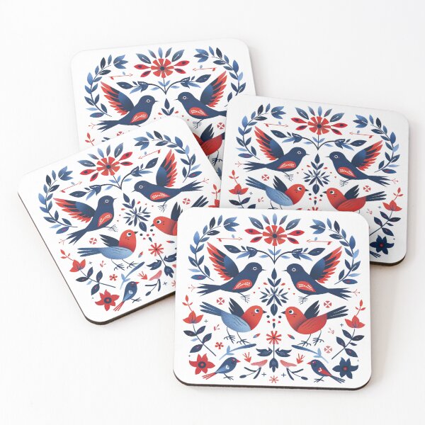 Item preview,  Birds  traditional  pattern cartoon designed and sold by VibeStyleShop.