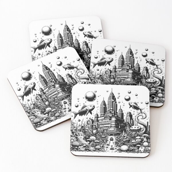 Item preview, Submarine City: Exploring the Depths designed and sold by Barbaventuras.