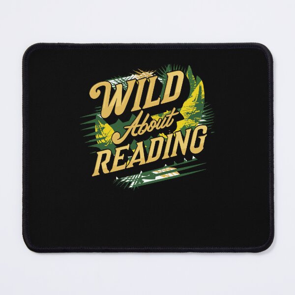 Item preview, wild about reading designed and sold by QuantaPixel.