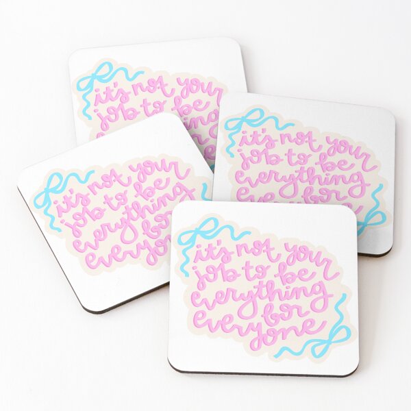 Item preview, It’s not your job to be everything for everyone ribbon pastel quote designed and sold by jamieroseart.