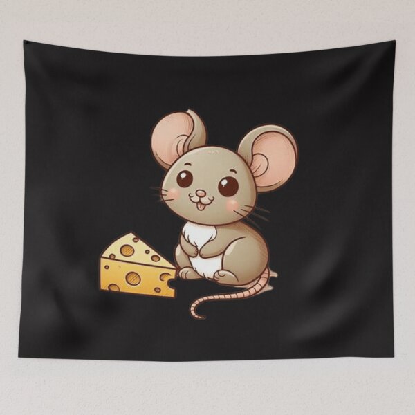 Item preview, Cute mouse with cheese  designed and sold by Culmika.