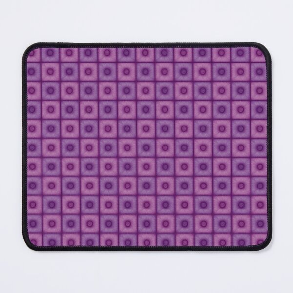 Aperçu de l'œuvre Modèle d'échecs de carreaux "Pouf" couleur aubergine et lavande créée et vendue par Cherevan.