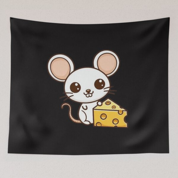 Item preview, Cute mouse with cheese  designed and sold by Culmika.
