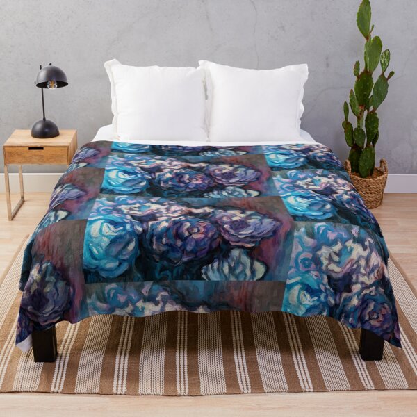 Item preview, Roses in Blues designed and sold by Marzena Salwowska.
