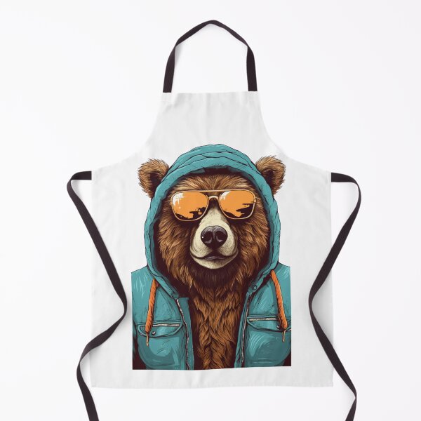 Item preview, Bear with hoodie designed and sold by Toms Tee.