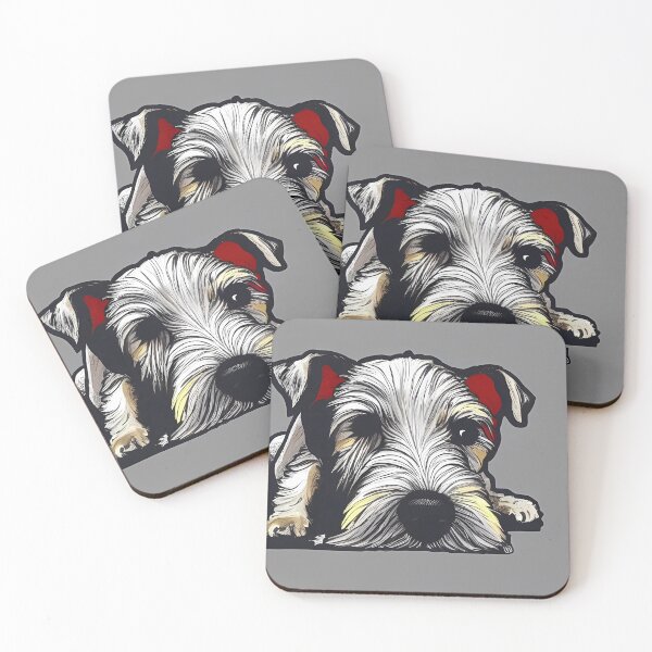 Item preview, A Lazy Schnauzer Snoozing designed and sold by Paw's Arts.
