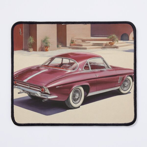 Item preview, Vintage car poster - Riga Car Co. - 1970 Zibens Sports Coupe karmine red designed and sold by Museum Of Non-Existing Art.