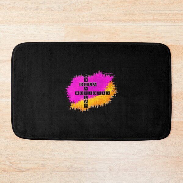 Item preview, Bela, Creative and Artistic, Crossword Pink Yellow designed and sold by words-my-art.