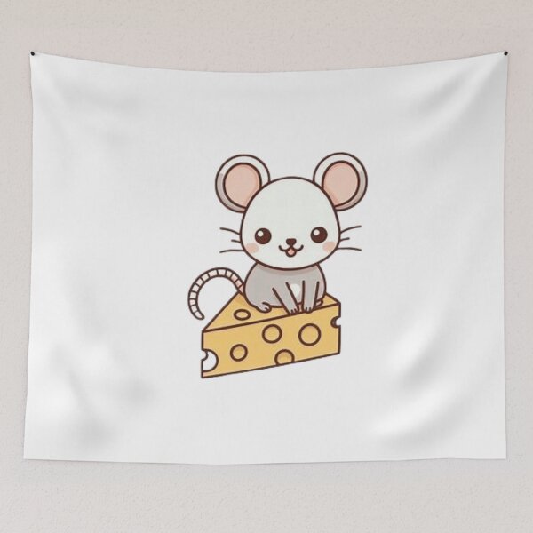 Item preview, Cute mouse with cheese  designed and sold by Culmika.