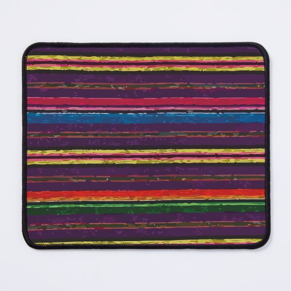 Item preview, Mexican serape blanket colorful maximalist stripes designed and sold by T-Mex.