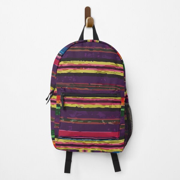 Item preview, Mexican serape blanket colorful maximalist stripes designed and sold by T-Mex.