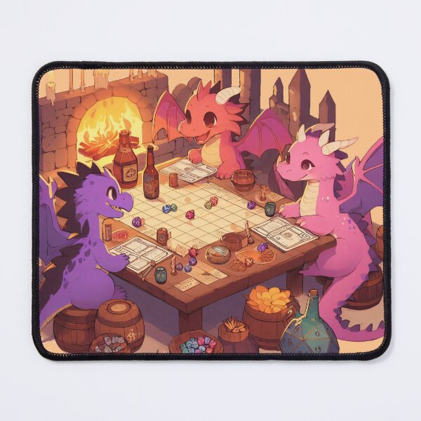 Item preview, Dragons Playing Tabletop designed and sold by dragongf.