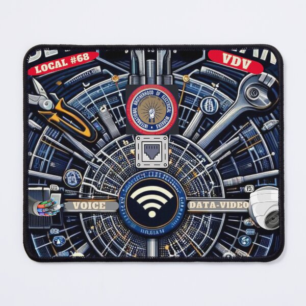 Item preview, I.B.E.W local #68 Journeyman designed and sold by Luna's  Home Decor & Apparel.