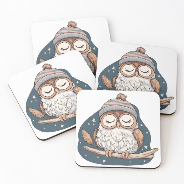 Item preview, Cute Sleeping Owl designed and sold by Petalette.