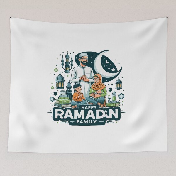 Item preview, Happy Ramadan Family  designed and sold by TshirtTalkYou.