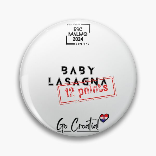Aperçu de l'œuvre ÉCHAP. EUROVISION 2024. EUROPE. AUSTRALIE. CROATIE. 12 POINTS créée et vendue par CreativeBizarre.
