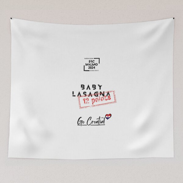 Item preview, ESC. EUROVISION 2024. EUROPE. AUSTRALIA. CROATIA. 12 POINTS designed and sold by CreativeBizarre.