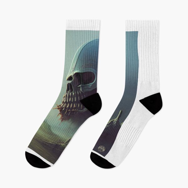 Item preview, Skull over ancient ruins designed and sold by JLFInspArt.