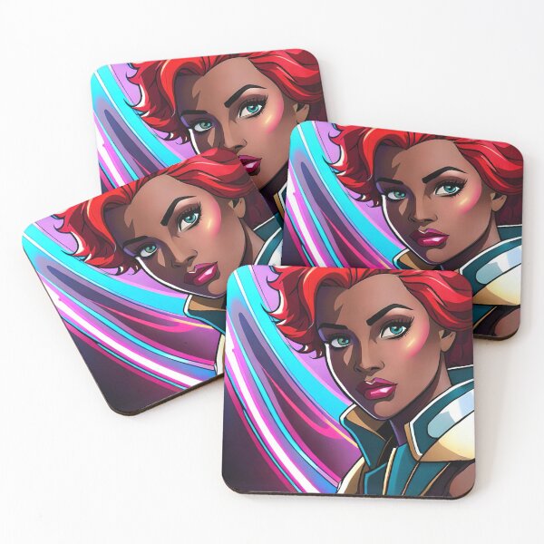 Item preview, Superhero Woman Red Hair  Inspirational Animation Comic Designs designed and sold by Melan Designs.