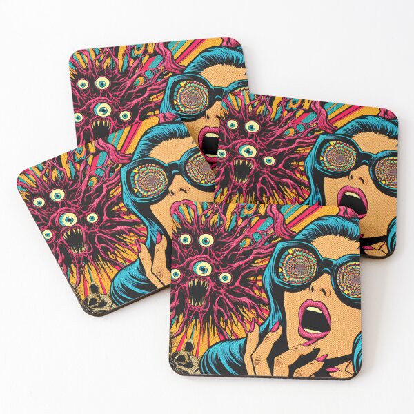 Item preview, Trippy Psychedelic Three Dimensional Monster designed and sold by AIPixelMaster.