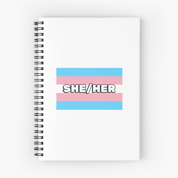 Item preview, Transfem She Her - Transfem Flag - Trans Colors designed and sold by Inspirationmotivation.