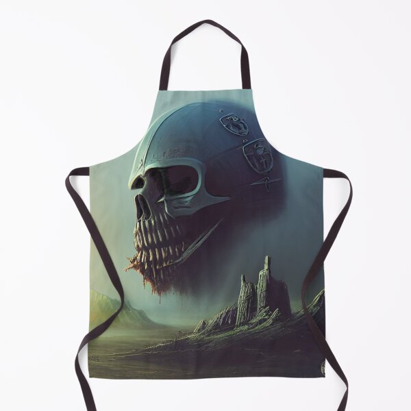 Item preview, Skull over ancient ruins designed and sold by JLFInspArt.