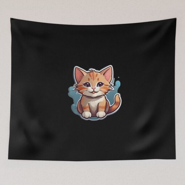 Item preview,  smiling cat , happy happy   , funny idea  designed and sold by masteryStore.