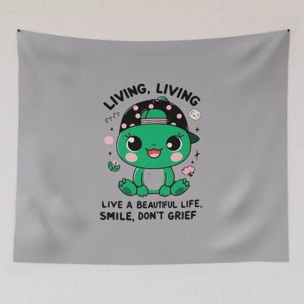 Item preview, Cheerful Living cute character, designed and sold by aminz4.