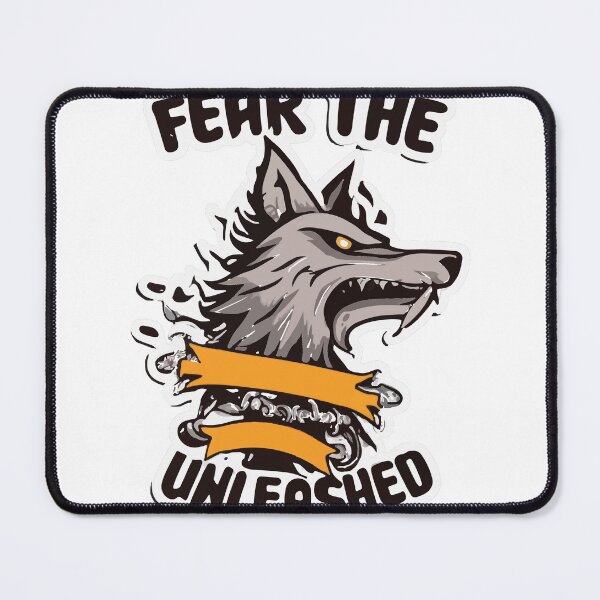 Item preview, Fenrir Unchained - Norse Mythology Wolf designed and sold by NiftyWrx.