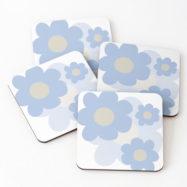 Item preview, Retro Bue Flower Power designed and sold by Julie Woolfolk.