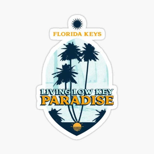 Item preview, Florida Keys Living Low Key Paradise designed and sold by CaptTs.