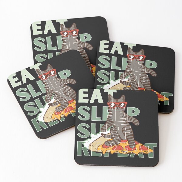 Item preview, Copy of Eat Sleep Surf Repeat designed and sold by nivadaofficiel2.