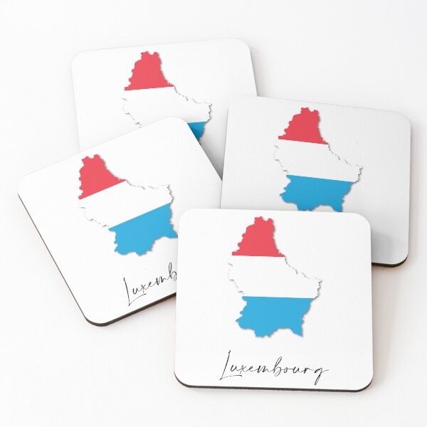 Item preview, Luxembourg Country Map and Flag Europe designed and sold by dk-design85.