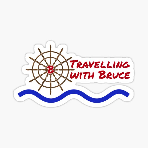 Item preview, Travelling with Bruce Wave Logo designed and sold by Bruce Frommert.