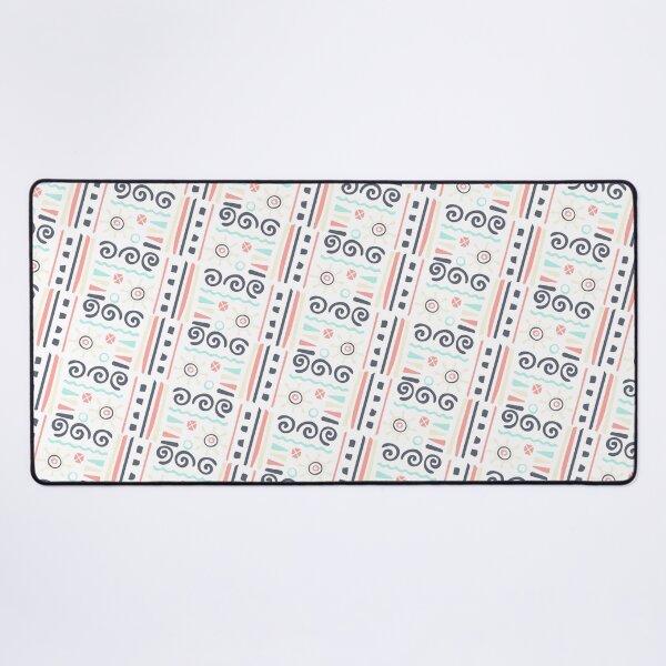 Item preview, Pastel Inspired Tribal Symbol White Forever Seamless Pattern designed and sold by Alchemy-A-La-G.