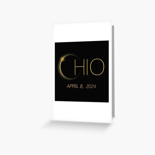 Item preview, Total Solar Eclipse 2024 State Ohio designed and sold by Tigerr3g.