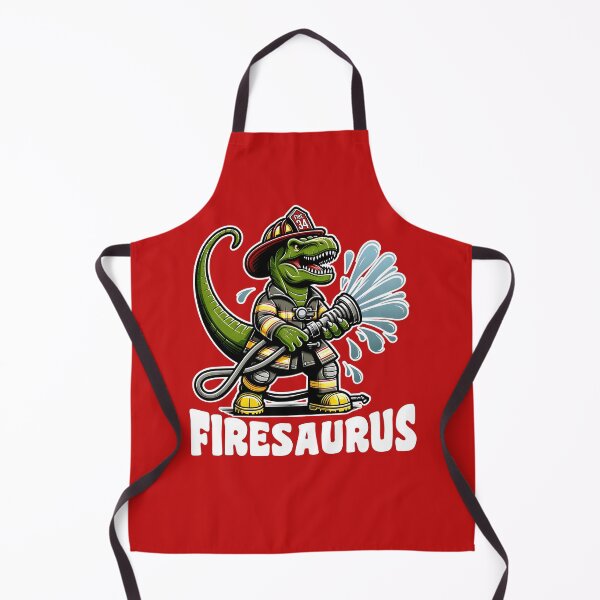 Item preview, Firesaurus Dinosaur Firefighter designed and sold by DetourShirts.
