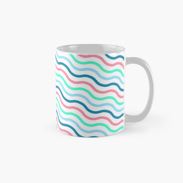 Item preview, Girly Swirly Wavy Lines White Forever Seamless Pattern designed and sold by Alchemy-A-La-G.