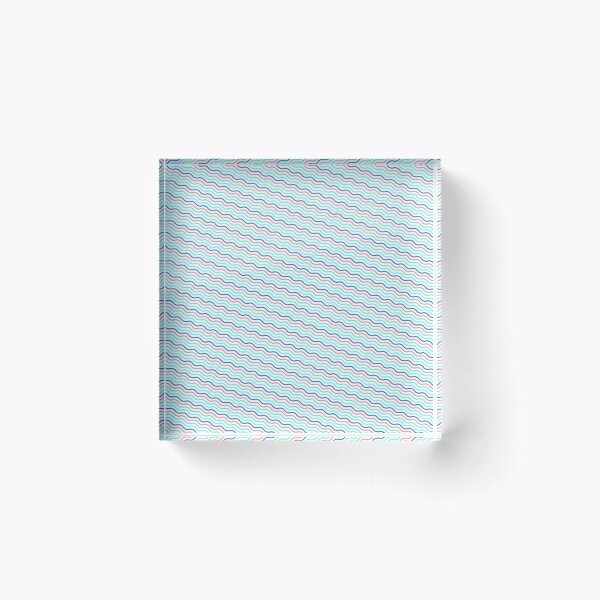Item preview, Girly Swirly Wavy Lines White Forever Seamless Pattern designed and sold by Alchemy-A-La-G.