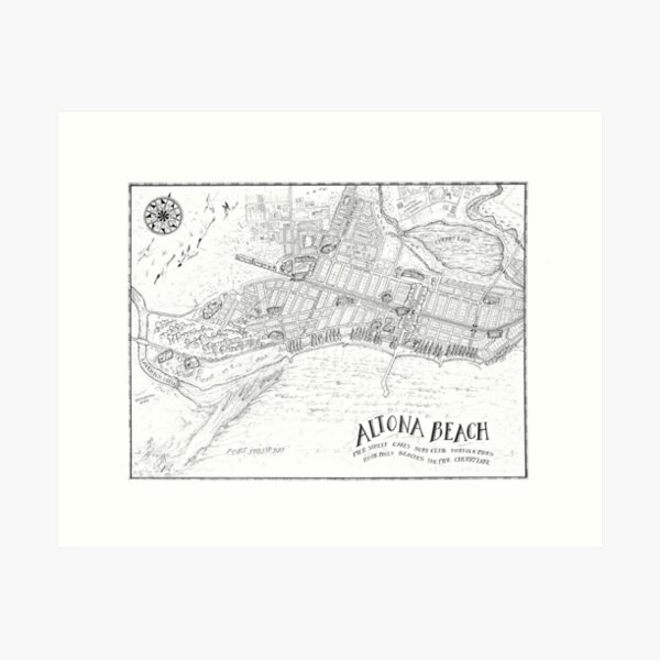 Item preview, Map of Altona. Melbourne designed and sold by RParkinson1.