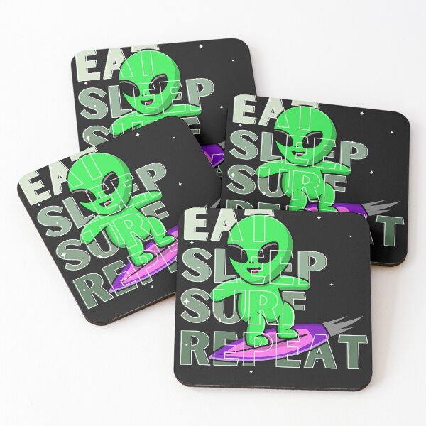 Item preview, Copy of Eat Sleep Surf Repeat designed and sold by nivadaofficiel2.