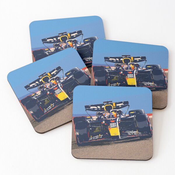 Item preview, Max Verstappen compite con su auto de carreras de F1 de 2024 durante el Gran Premio de Bahréin designed and sold by Rodissimus1984.