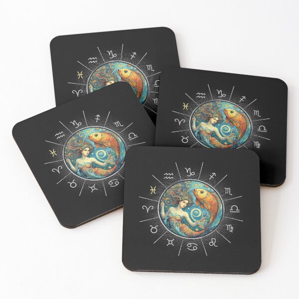 Artikelvorschau, STERNZEICHEN Fische - Astrologische FISCHE - FISCHE - STERNZEICHENzeichen - Van-Gogh-Stil - 8 entworfen und verkauft von ArtProjectShop.