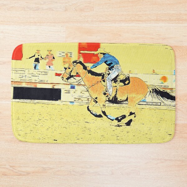 Item preview, Finish Line Run - Rodeo Cowgirl designed and sold by NaturePrints.