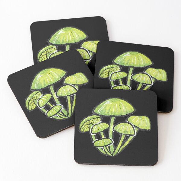 Item preview, Glow in the Dark Mushrooms designed and sold by silverwolfsoul.