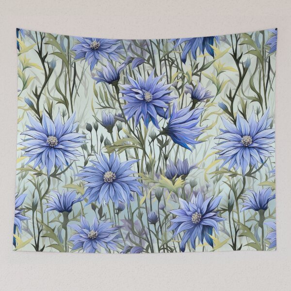 Item preview, Cottagecore Botanical Floral Herbs Plants Сornflowers Pressed Flowers designed and sold by fluffstuffgifts.