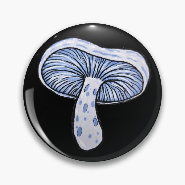 Item preview, Indigo Milk Cap Mushroom designed and sold by silverwolfsoul.
